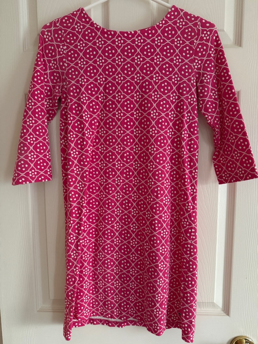 Vineyard Vines Pink Logo Cotton Blend Top